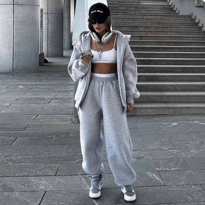 Damen Sportliche Hoodie Jogginghose Set Eveloria - Eveloria