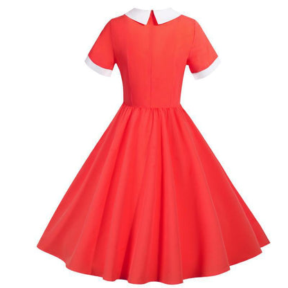Damen Midikleid Klassisches Wickeldesign Taillenbindung Eveloria