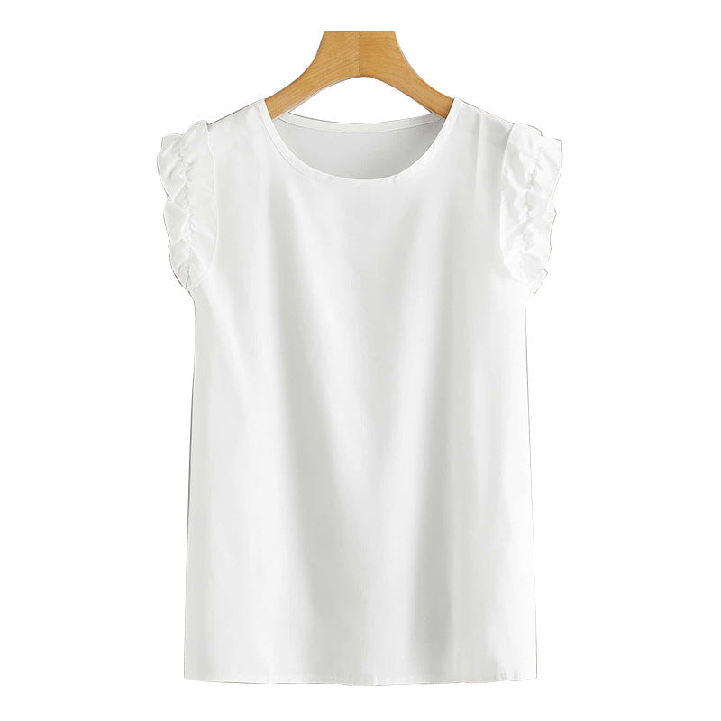 Damen Oberteil mit Rüschendetails Elegantes Design Eveloria