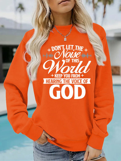Damen Sweatshirt Bequem Mit Aufdruck Grau