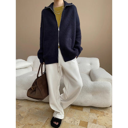 Damen Strickjacke Kurz Locker Eveloria