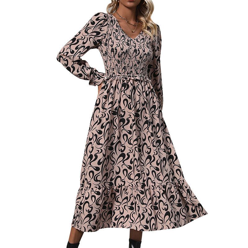 Damen Maxikleid Elastisch Eveloria