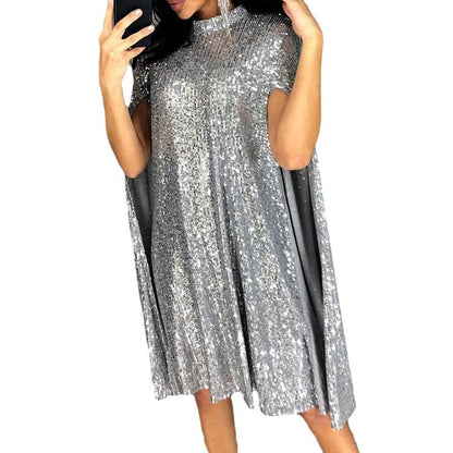 Damen Abendkleid mit Cape Eveloria Glamour