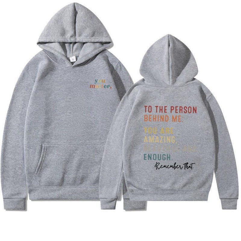 Damen Kapuzenpullover Motivierender Schriftzug Eveloria