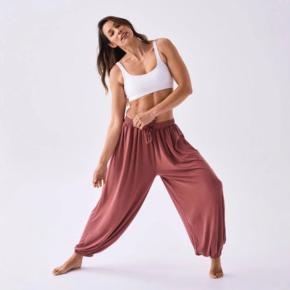 Damen Freizeithosen Elastischer Bund Schmale Bein Form Eveloria