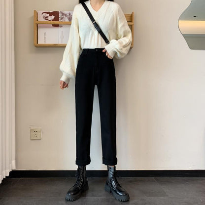 Damen Hochtaillierte Stoffhosen Eveloria