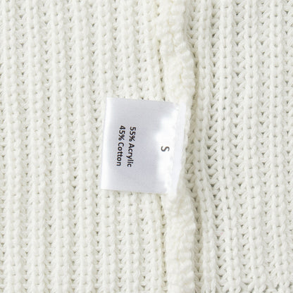 Damen Oversized Strickpullover Lässiger Schnitt Eveloria