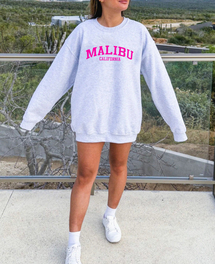Damen Sweatshirt Weiches Material Lässiges Design