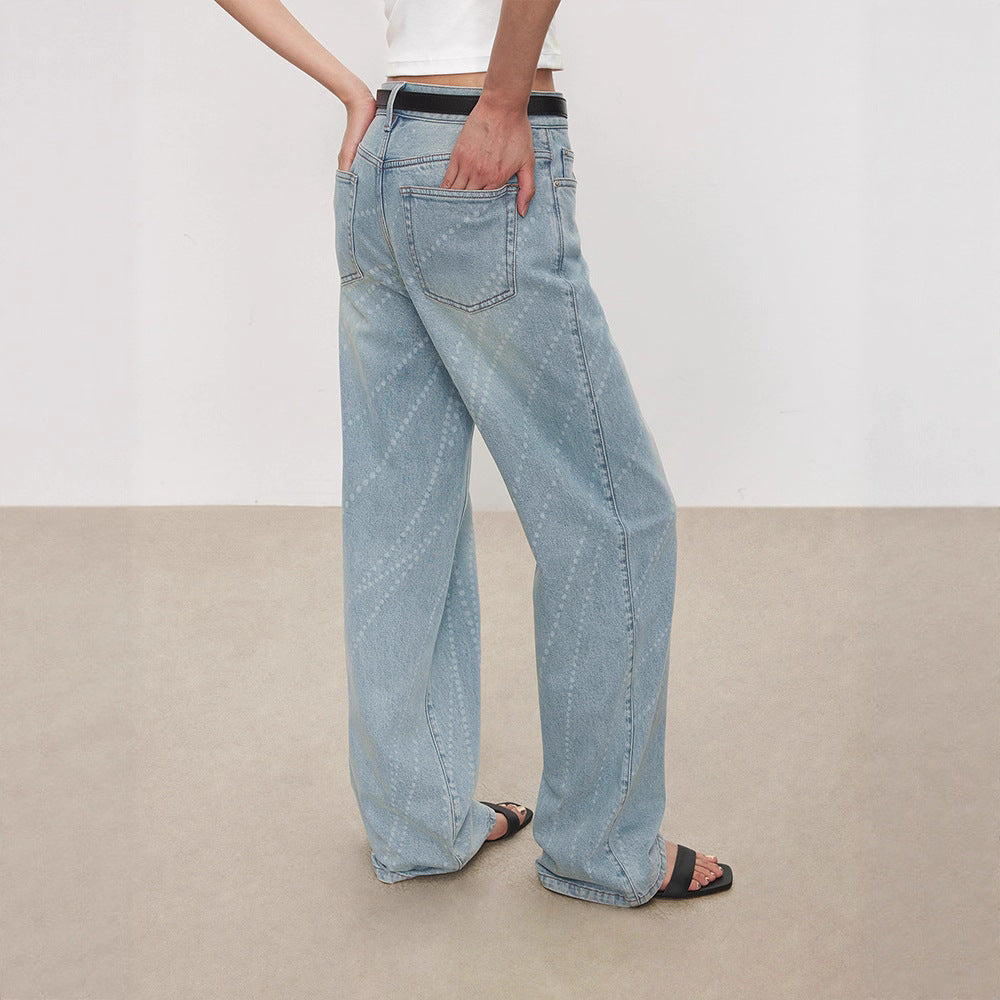 Damen Bootcut-Jeans Hochbund Elegant Eveloria
