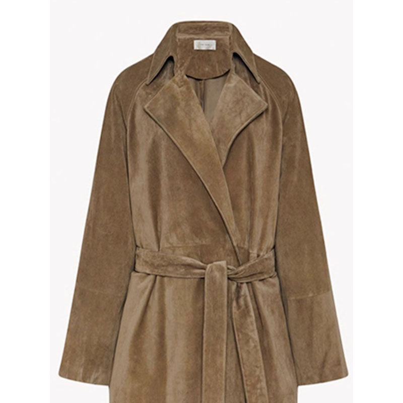 Damen Trenchcoat Wildleder Eveloria