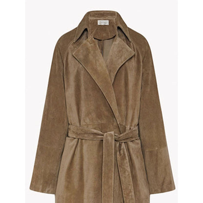 Damen Trenchcoat Wildleder Eveloria