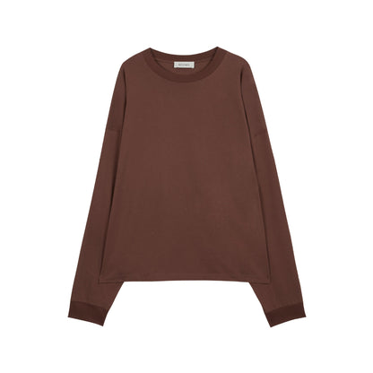 Damen Langarmshirt Minimalistisch Eveloria