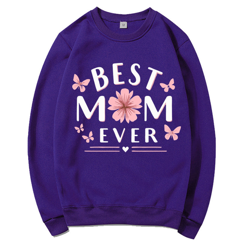 Damen Sweatshirt Floral Design Weiss