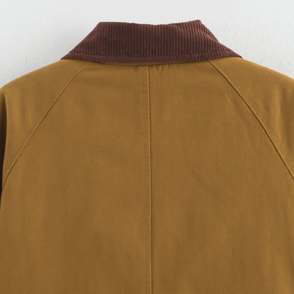 Damen Utility-Jacke Aufgesetzte Taschen Karottenkragen Eveloria
