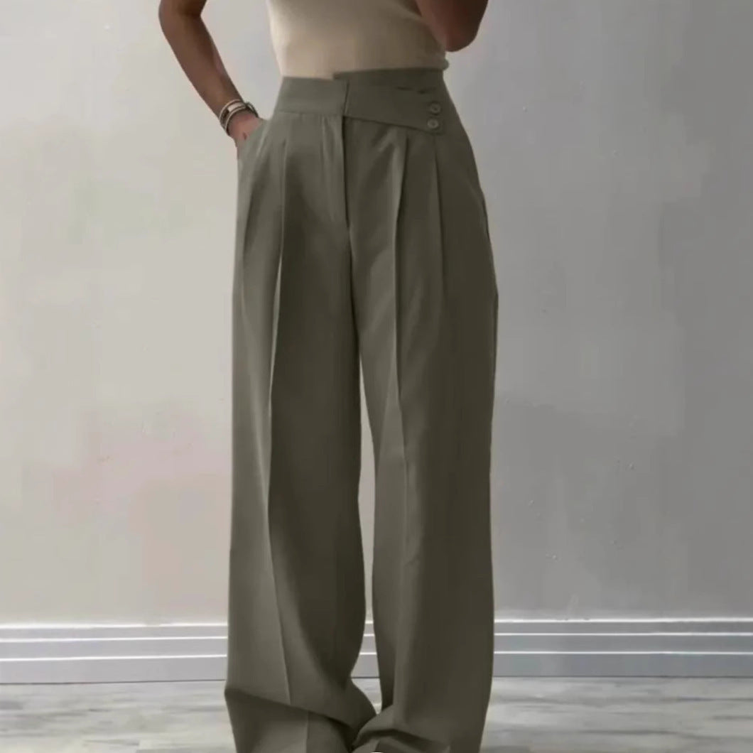 Damen Bügelfaltenhose Eveloria Weit