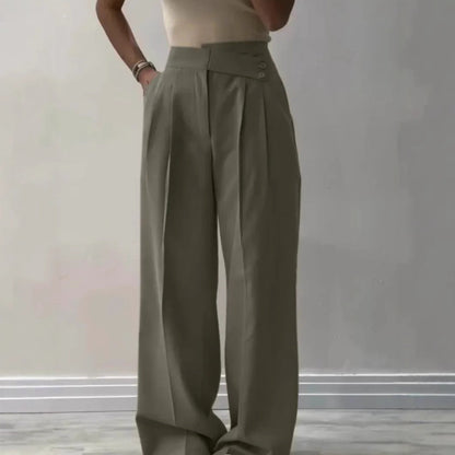 Damen Bügelfaltenhose Eveloria Weit