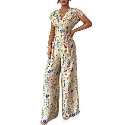 Damen Maxikleid Floralmuster Eveloria