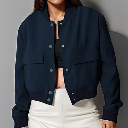 Damen Bomberjacke mit Kunstdruck Eveloria