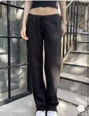 Damen Loungehose Verstellbarer Bund Bequem Eveloria