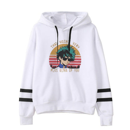 Damen Kapuzenpullover Grafikdruck Farbstreifen Eveloria