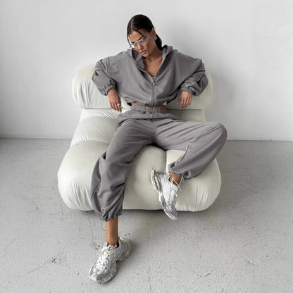 Damen Hoodie-Set Weite Ärmel von Eveloria