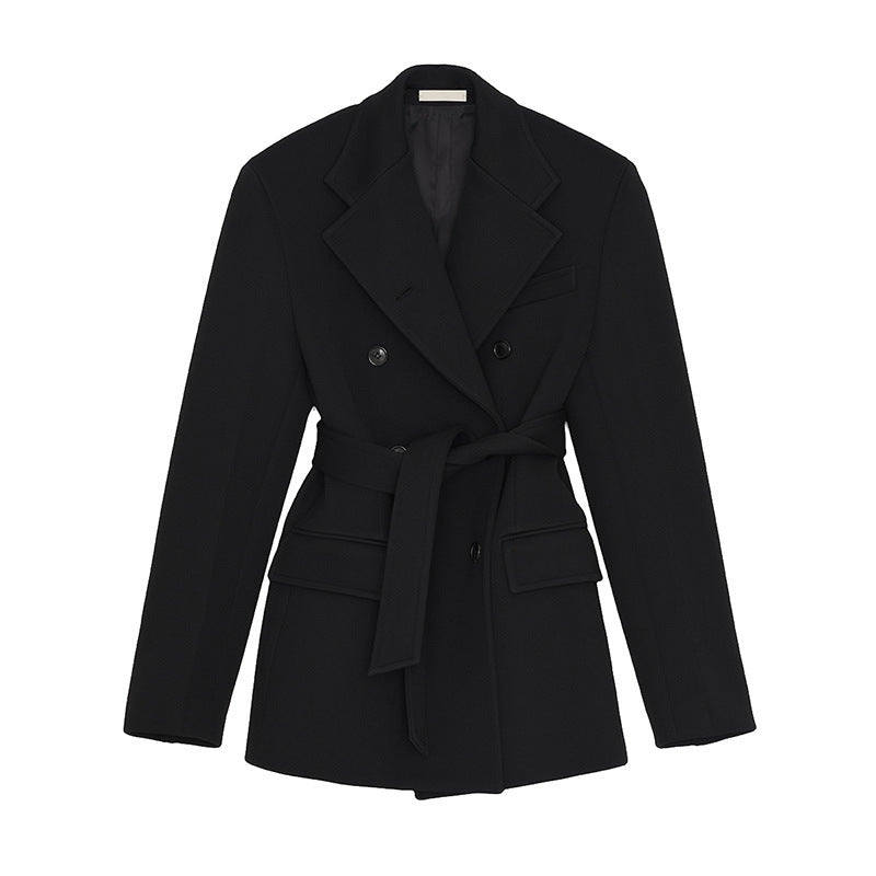Damen Blazer Tailliert Doppelknopf Eveloria