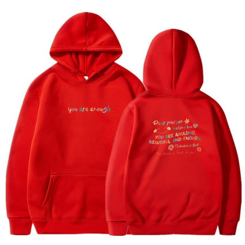 Damen Kapuzenpullover Komfort Passform Motivschriftzug Eveloria - Eveloria