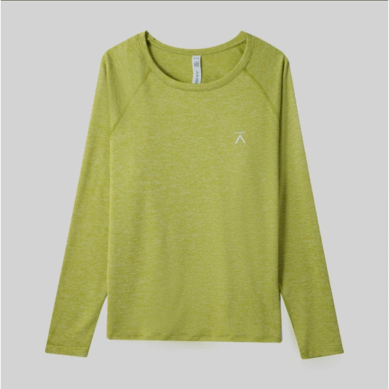 Damen Langarmshirt Atmungsaktiv mit Innovativem Schnitt Eveloria
