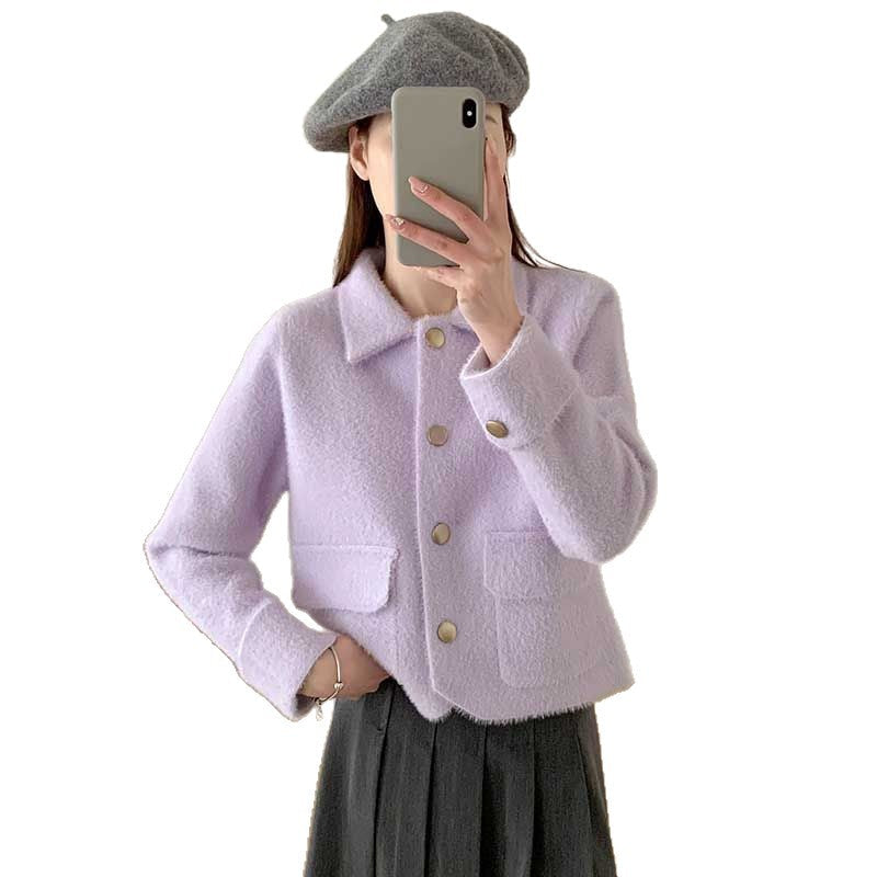 Damen Kurzjacke Eveloria Kuschelig Elegante