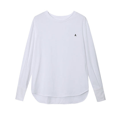 Damen Langarmshirt Weite Manschetten Elegantes Design Eveloria
