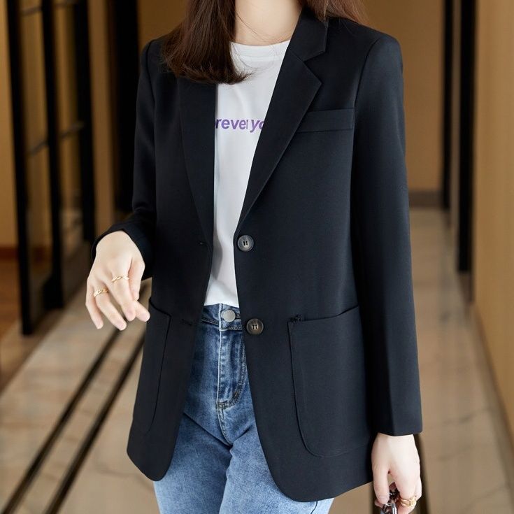 Damen Blazerjacke mit Taschen Eveloria Elegante - Eveloria