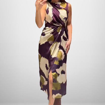 Damen Etuikleid mit Blumenmuster Eveloria