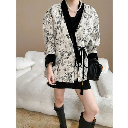 Damen Wickeljacke Elegant Dekorativ