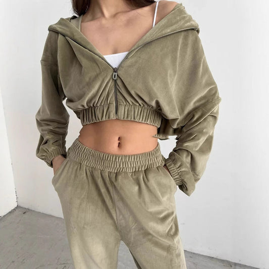 Damen Freizeitjacke Elastischer Bund Eveloria - Eveloria