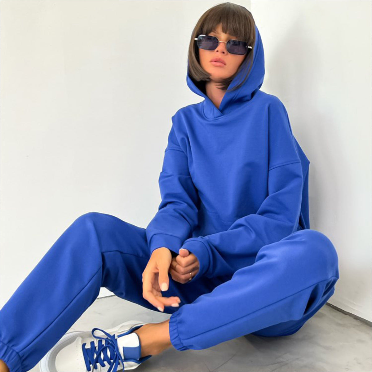Damen Hoodie-Set Weiches Baumwoll-Mix Eveloria