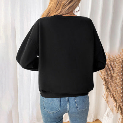 Damen Sweatshirt mit Knoten-Design Grau Eveloria