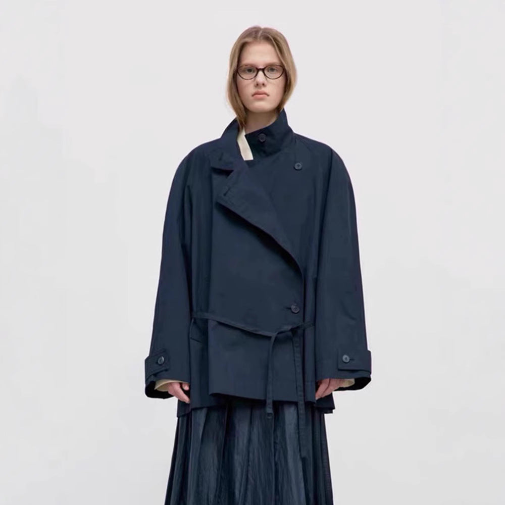 Damen Übergangsjacke Asymmetrischer Schnitt Eveloria