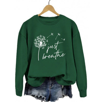Damen Sweatshirt Pusteblumen-Motiv Eveloria