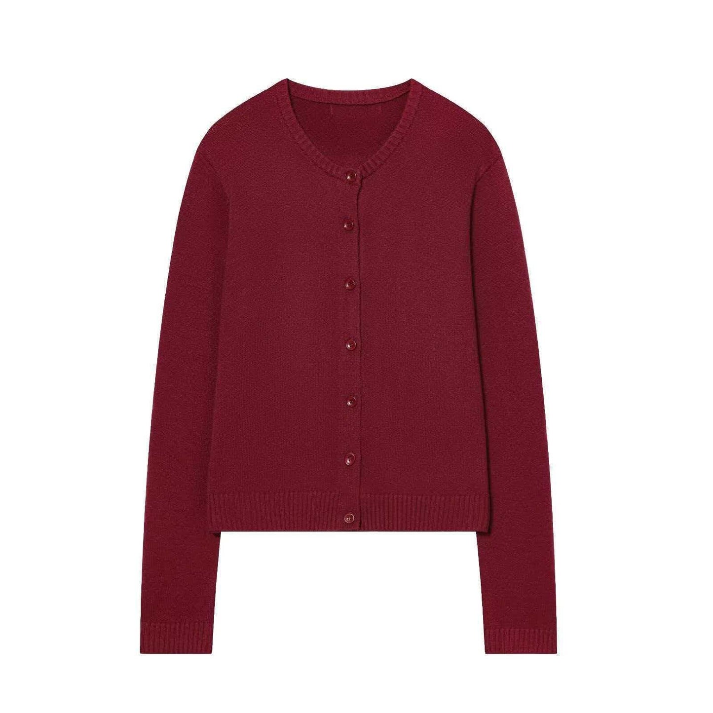 Damen Klassische Strickjacke Knopfverschluss Eveloria