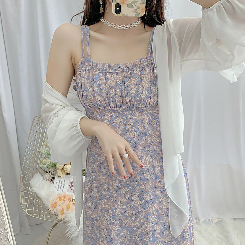 Damen Chiffon Bluse Voluminöse Rüschensäume Eveloria