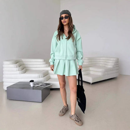 Damen Hoodie Rock Set Eveloria Lässig