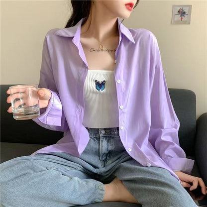 Damen Bluse Locker Geschnitten Eveloria
