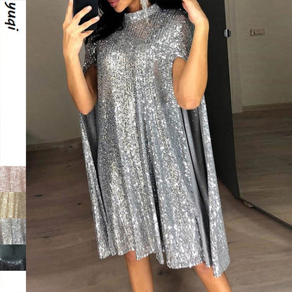 Damen Abendkleid mit Cape Eveloria Glamour