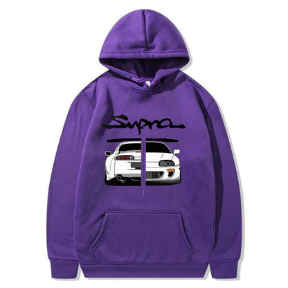 Damen Kapuzenpullover mit Kängurutaschen und einzigartigem Design