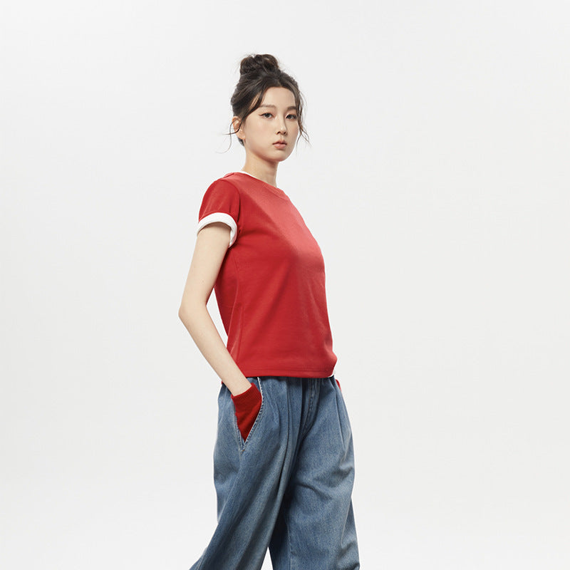 Damen T-Shirt Moderner Schnitt Eveloria