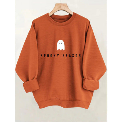 Damen Sweatshirt Weiches Innenfleece Gruselmotiv Eveloria