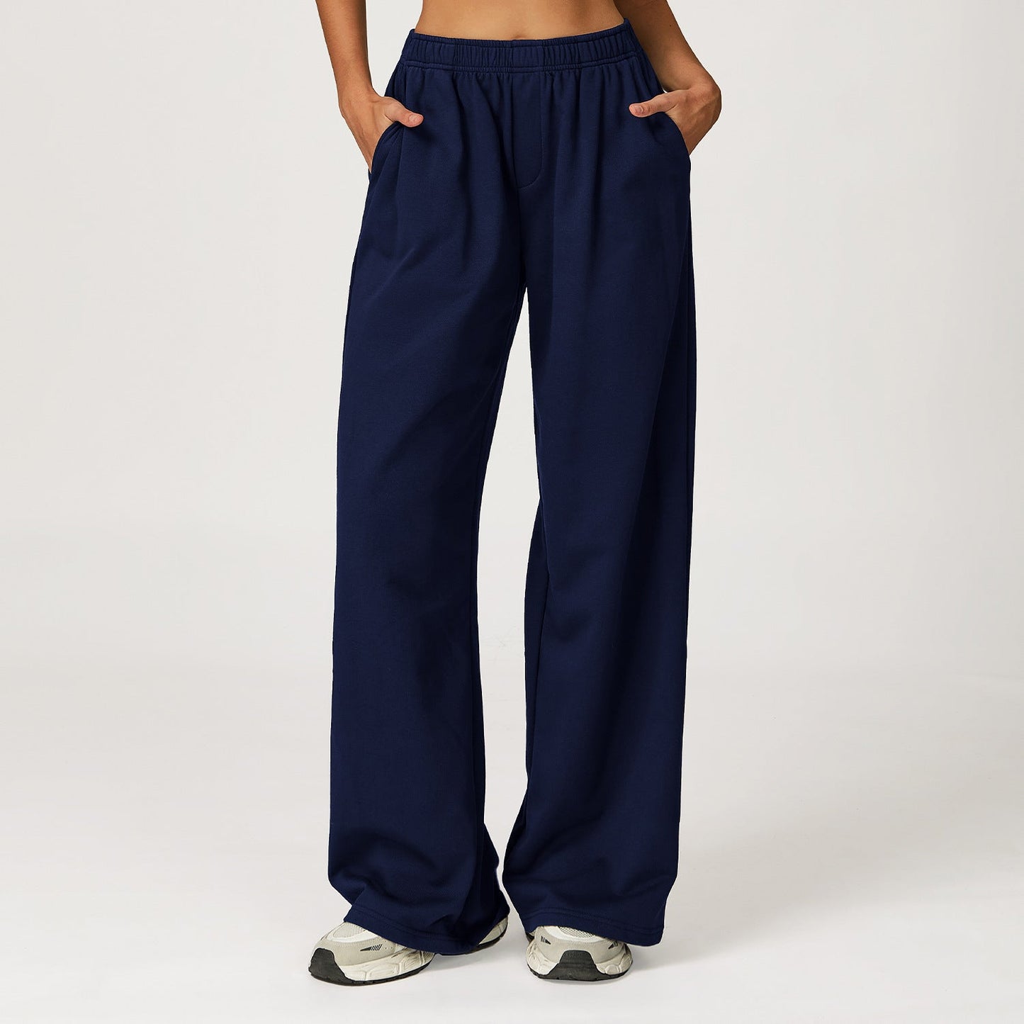 Damen Freizeithose Elastischer Bund Locker Passform Eveloria