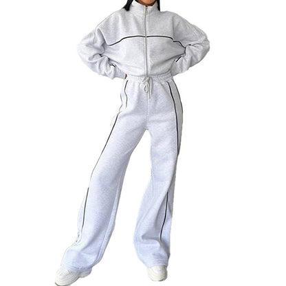 Damen Sportset Weiches Material Hohe Beininserts Eveloria