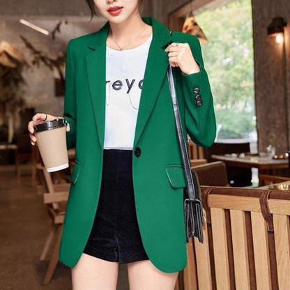 Damen Blazer Moderner Schnitt Hochrevers Eveloria