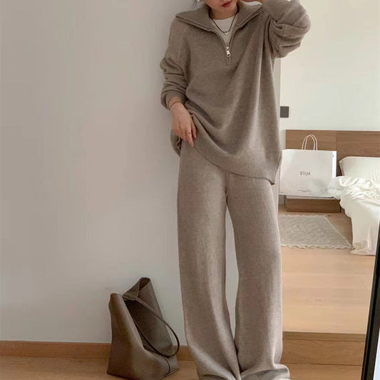 Damen Hoodie Stehkragen Reißverschluss Eveloria - Eveloria